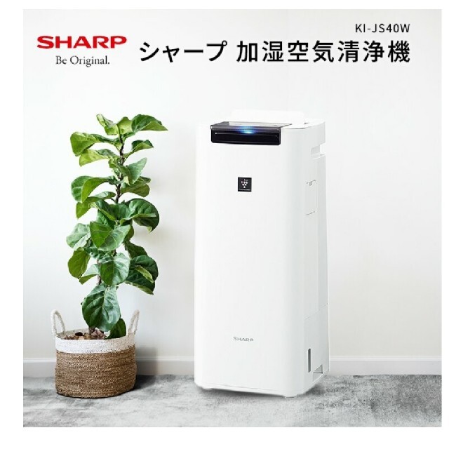 加湿空気清浄機 SHARP KI-JS40-W　新品