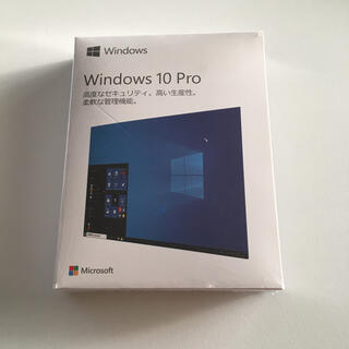 マイクロソフト(Microsoft)の【新品・USB版】Windows 10 Pro  オペレーションソフト(PC周辺機器)