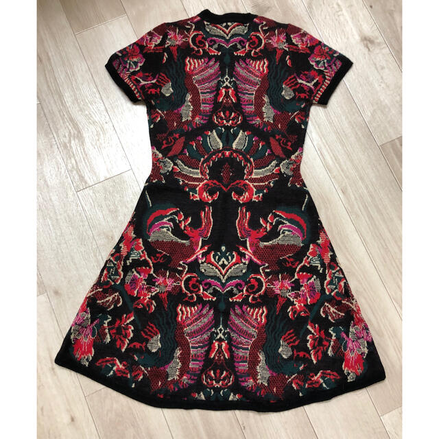 アレキサンダーマックイーン ニットミニワンピースAlexanderMcqueen