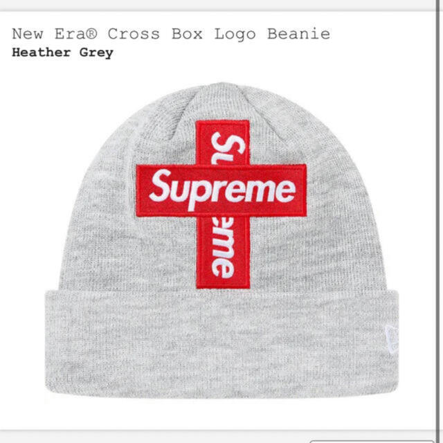 Supreme(シュプリーム)のNew Era Cross Box Logo Beanie シュプリーム メンズの帽子(ニット帽/ビーニー)の商品写真