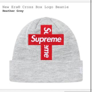 シュプリーム(Supreme)のNew Era Cross Box Logo Beanie シュプリーム(ニット帽/ビーニー)