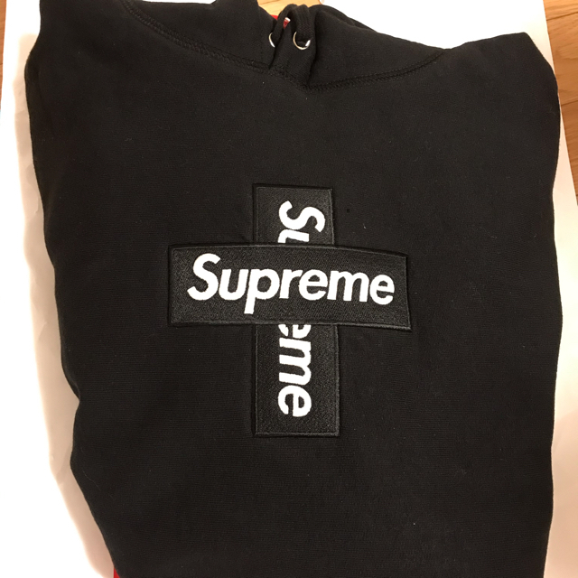 Supreme cross box logo パーカー フーディー