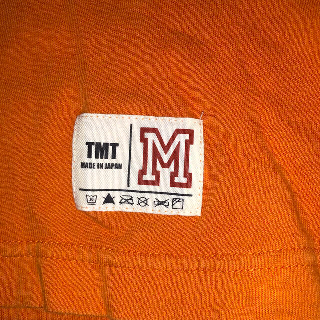 TMT(ティーエムティー)の【SALE】TMT PUEBLO フットボールTシャツ Mサイズ オレンジ レディースのトップス(Tシャツ(長袖/七分))の商品写真