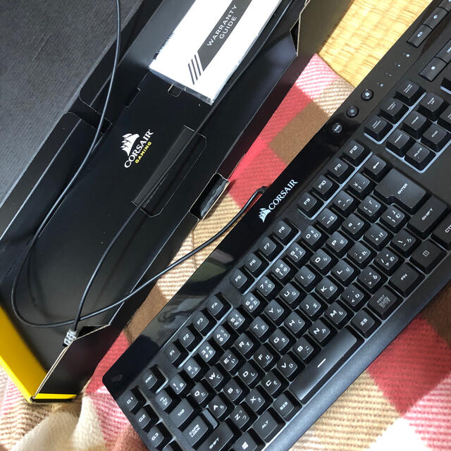 PlayStation4(プレイステーション4)のCorsair K55 RGB ゲーミングキーボード スマホ/家電/カメラのPC/タブレット(PC周辺機器)の商品写真