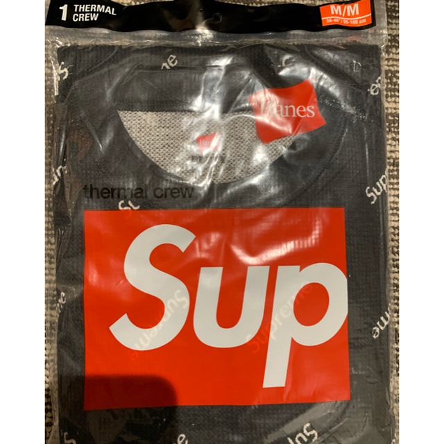 Supreme(シュプリーム)の即発送可能　シュプリーム ヘインズ サーマル クルーネック  メンズのトップス(Tシャツ/カットソー(七分/長袖))の商品写真