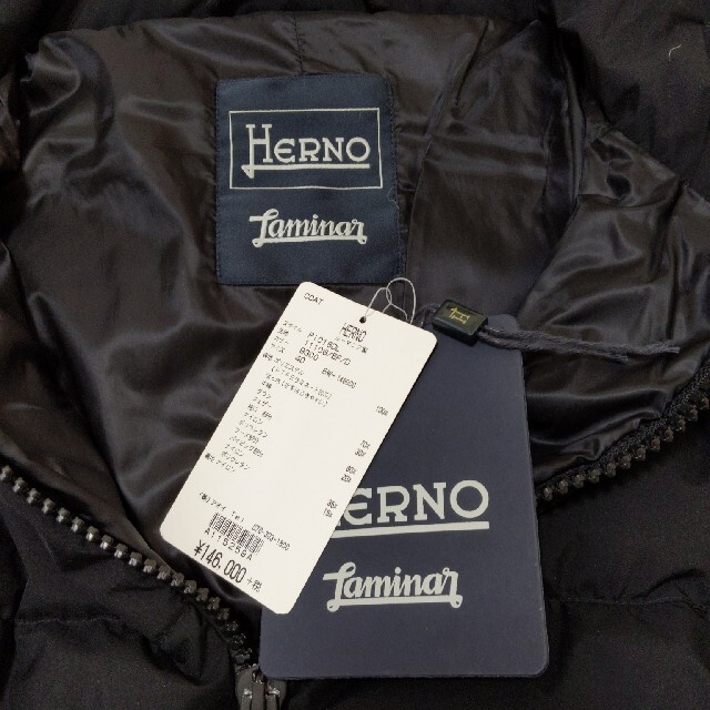 HERNO(ヘルノ)のHERNO ダウンコート 40サイズ レディースのジャケット/アウター(ダウンコート)の商品写真