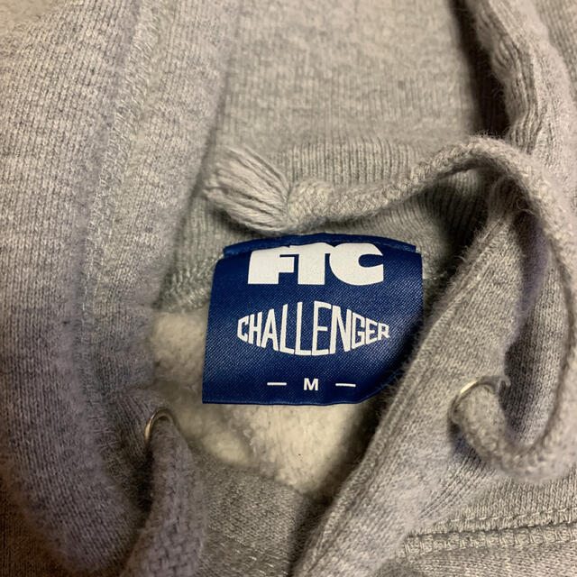 FTC×CHALLENGER PULLOVER HOODY M グレー