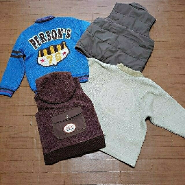 PERSON'S KIDS(パーソンズキッズ)のお買い得‼️子ども服130サイズ防寒4点含む冬物10点セット福袋 キッズ/ベビー/マタニティのキッズ服男の子用(90cm~)(ジャケット/上着)の商品写真