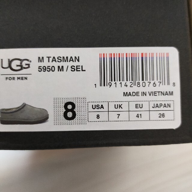 UGG(アグ)の✲新品✲ UGG  26cm ムートン タスマン メンズシューズ メンズの靴/シューズ(スリッポン/モカシン)の商品写真