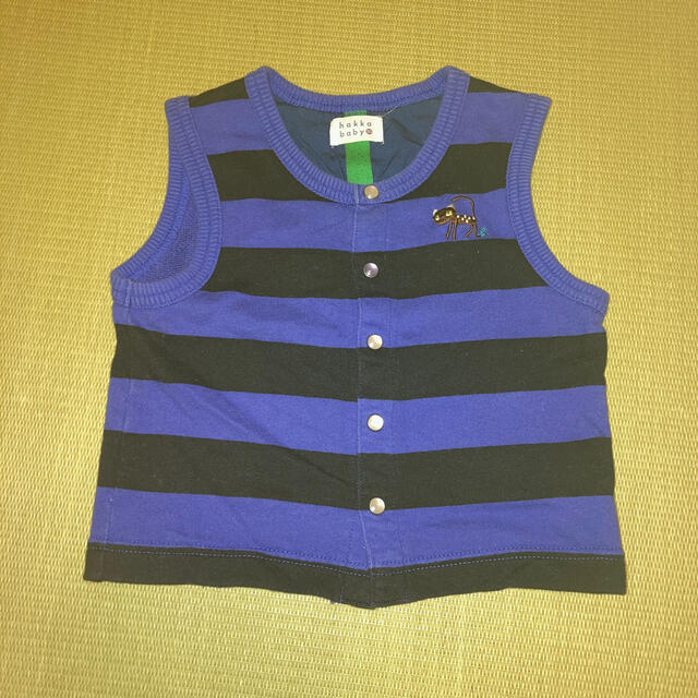 hakka baby(ハッカベビー)のhakka ベビー　90cm ベスト キッズ/ベビー/マタニティのキッズ服男の子用(90cm~)(ジャケット/上着)の商品写真