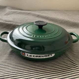 ルクルーゼ(LE CREUSET)の【最後の1個】ルクルーゼ ビュッフェキャセロール 26 カクタス 正規品(鍋/フライパン)