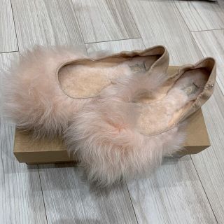 アグ(UGG)のUGG W JEANIE FLUFF FLAT アグ バレエシューズ　(バレエシューズ)