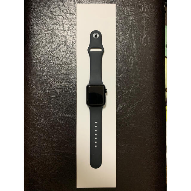 メンズApple Watch series3 38mm スペースグレイ GPS