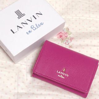 ランバンオンブルー(LANVIN en Bleu)のLANVIN ୨୧ 未使用！3つ折り財布 (財布)
