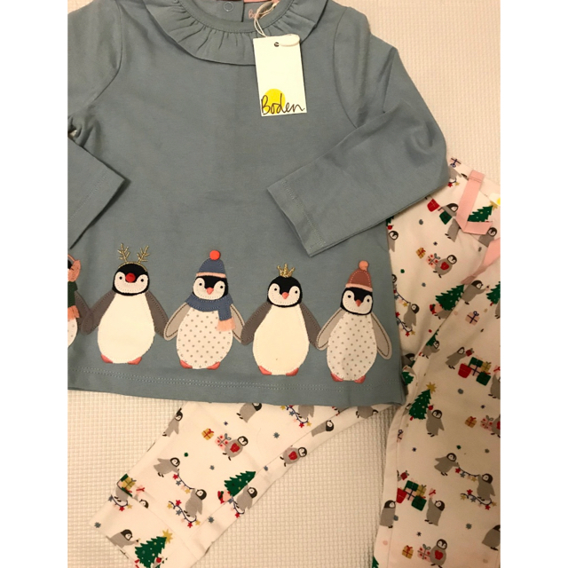 Boden(ボーデン)の【完売品　新品】  ミニボーデン  ペンギンプレイセット キッズ/ベビー/マタニティのキッズ服女の子用(90cm~)(Tシャツ/カットソー)の商品写真