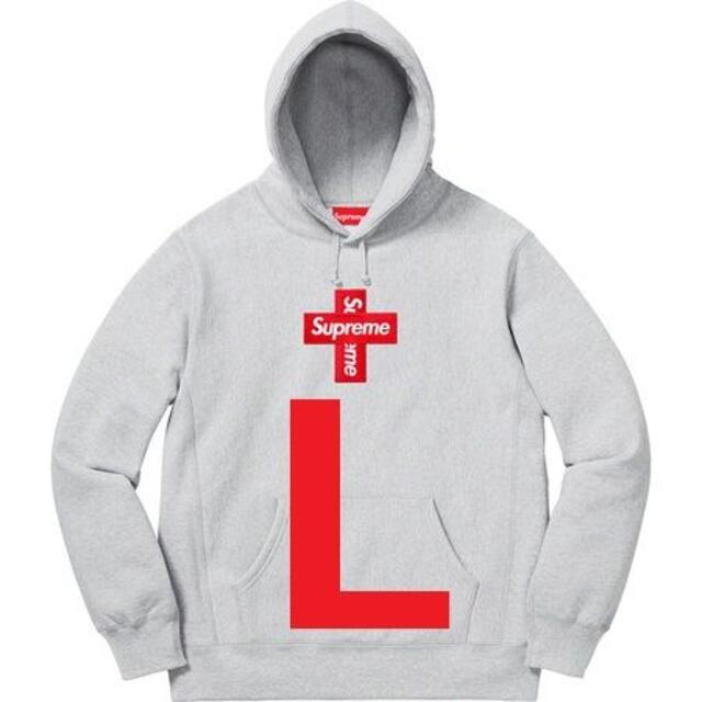 Cross Box Logo Hooded Sweatshirt