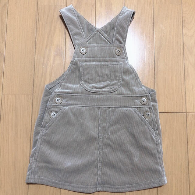 MUJI (無印良品)(ムジルシリョウヒン)のサロペット キッズ/ベビー/マタニティのベビー服(~85cm)(ワンピース)の商品写真