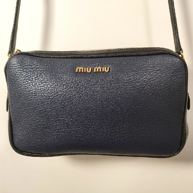 miumiu - 【美品】MIUMIU マドラス レザー バイカラー ショルダー