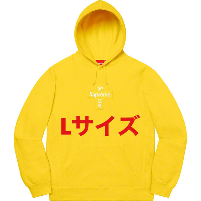 パーカーCross Box Logo Hooded Sweatshirt L