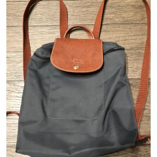 ロンシャン(LONGCHAMP)のロンシャンリュック　ガンメタル(リュック/バックパック)