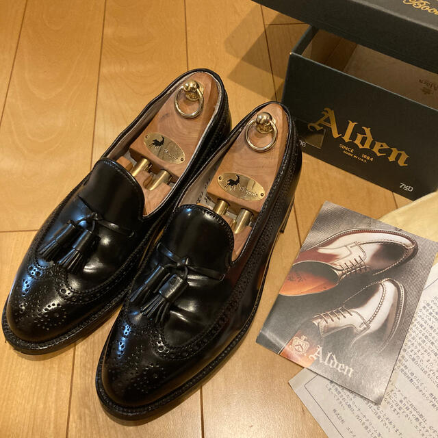 極美品　オールデン ALDEN タッセル ローファー アローズ7.5D