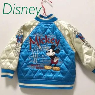 ディズニー(Disney)の激レア　ミッキー　スカジャン　ブルゾン　キルティング　80センチ(ジャケット/コート)