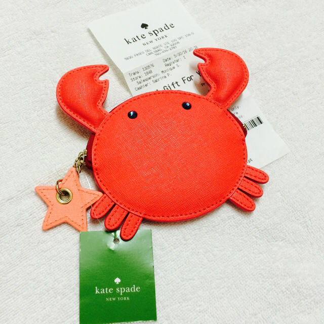 kate spade NEW YORK - ケイトスペード コインケース かにさんの kate spade NEW YORK - ケイトスペード コインケース かにさんの