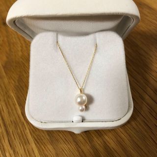 スタージュエリー(STAR JEWELRY)のスタージュエリー  パールグラビティネックレス k18(ネックレス)