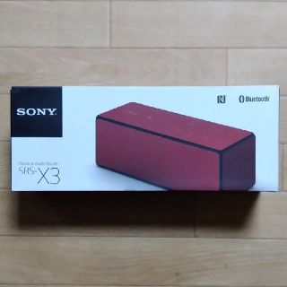 ソニー(SONY)のSONY SRS-X3(R)　ワイヤレスポータブルスピーカー(スピーカー)