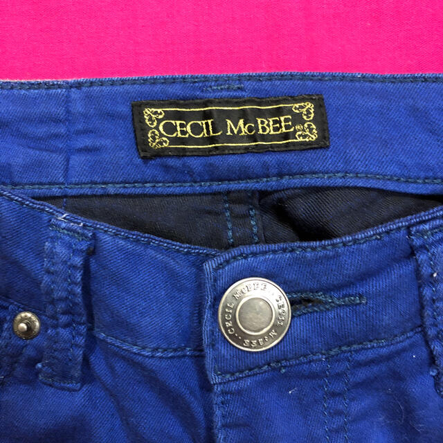 CECIL McBEE(セシルマクビー)のセシルマクビー  パンツ  M  ブルー レディースのパンツ(デニム/ジーンズ)の商品写真
