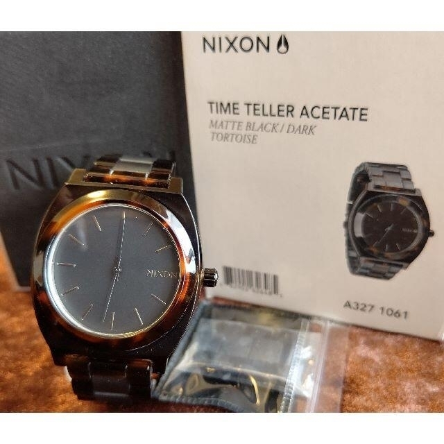 NIXON(ニクソン)の【専用】新品ﾆｸｿﾝ NIXON タイムテラーアセテート A327-1061 レディースのファッション小物(腕時計)の商品写真