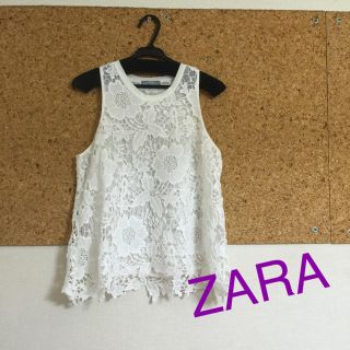 ザラ(ZARA)のZARA★レーストップス(シャツ/ブラウス(半袖/袖なし))