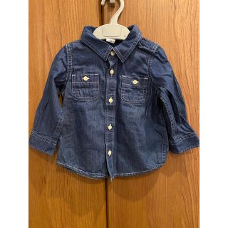 ベビーギャップ(babyGAP)のbaby GAP デニムシャツ(シャツ/カットソー)