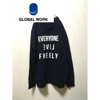 グローバルワーク(GLOBAL WORK)のGLOBAL WORK  フロントプリントスウェット フォロー割実施中！！(Tシャツ/カットソー(七分/長袖))