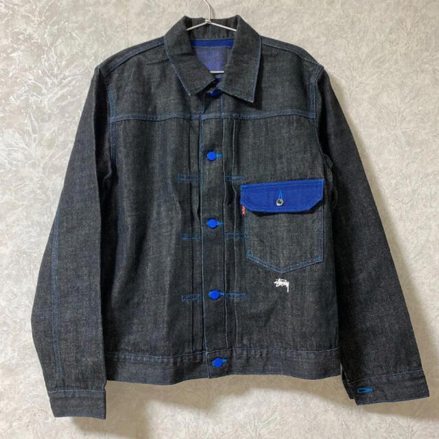 ジャケット/アウターstussy×Levi's  デニムジャケット　サイズXL