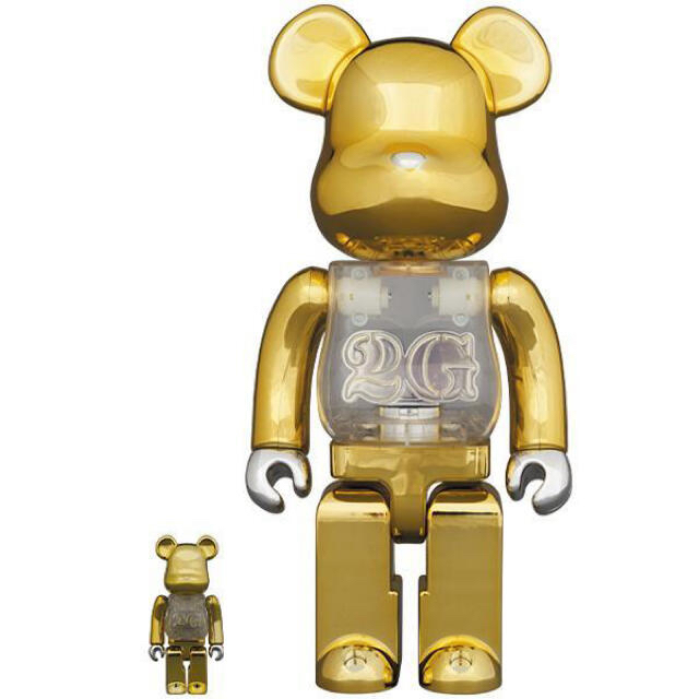 BE@RBRICK 2G REVERSE 400％ ＆100% GOLD