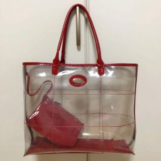 フルラ(Furla)のFURLA クリアショルダーバッグ レッド(ショルダーバッグ)