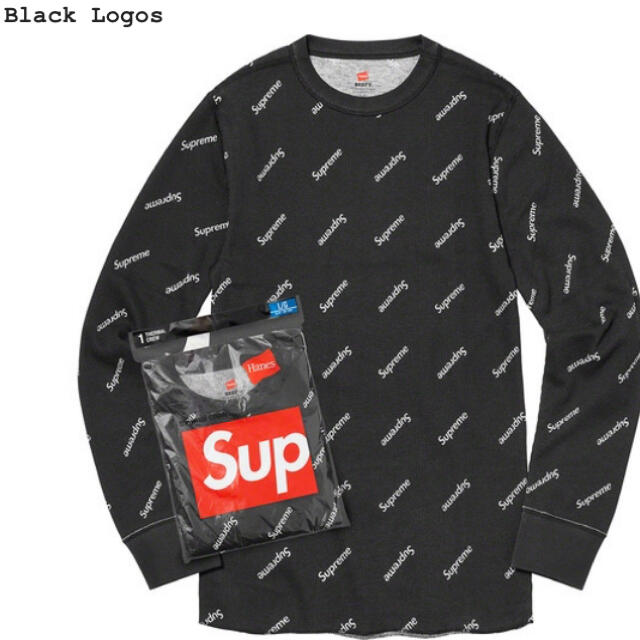 トップスSupreme Hanes Thermal Crew