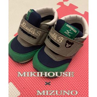 ダブルビー(DOUBLE.B)のMIKI HOUSE(DOUBLE.B)✖️MIZUNOスニーカー(スニーカー)