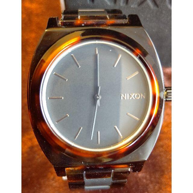 NIXON(ニクソン)の美品★ﾆｸｿﾝ NIXON タイムテラーアセテート A327-1061 動OK! レディースのファッション小物(腕時計)の商品写真