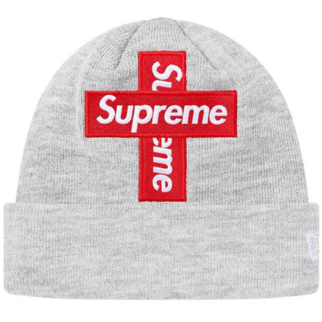 Supreme New Era Cross Box Logo Beanie帽子
