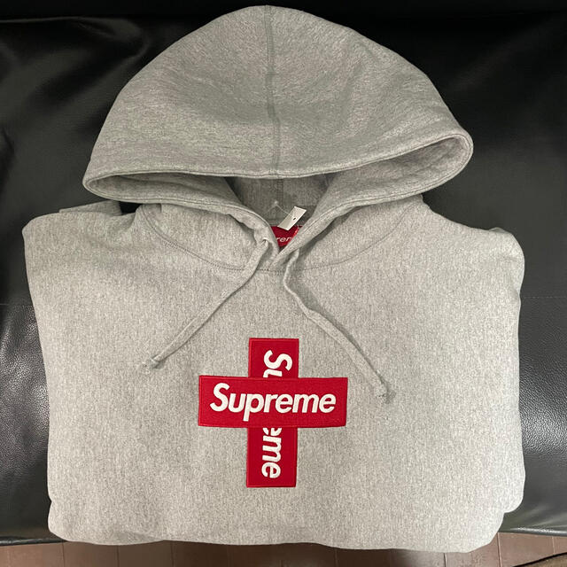 supreme Cross Box Logo Hooded Sweatshirt