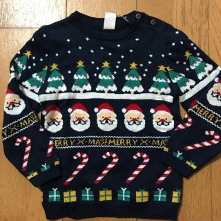 エイチアンドエム(H&M)の最新作✨80 クリスマスモチーフ　ジャカードニットH&M(ニット/セーター)