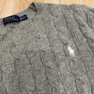 ポロラルフローレン(POLO RALPH LAUREN)のラルフローレン＊ウールロゴニット＊xs(ニット/セーター)