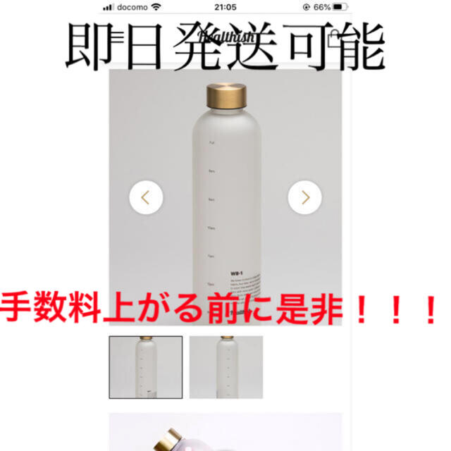 Healthish WB-1 Bottle 水筒　1本 インテリア/住まい/日用品のキッチン/食器(弁当用品)の商品写真