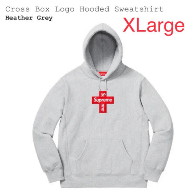Supreme Cross Box Logo Hooded Sweatshirt - パーカー