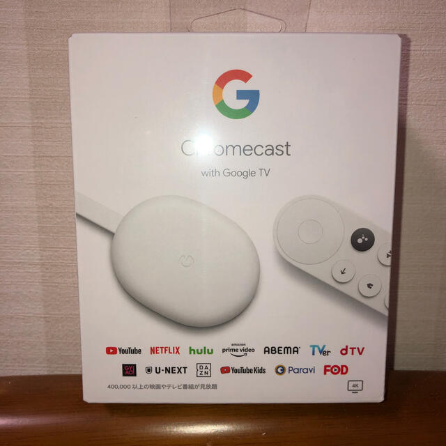 CHROME(クローム)のChromecast with Google TV GA01919-JP 未開封 スマホ/家電/カメラのテレビ/映像機器(その他)の商品写真