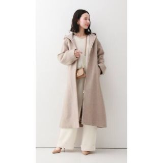 スローブイエナ(SLOBE IENA)の専用【美品】スローブイエナ フードロングコート ベージュ(ロングコート)