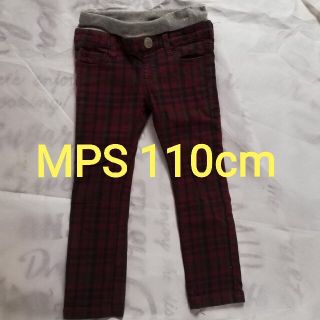 エムピーエス(MPS)の【110cm】MPS ライトオン 綿パンツ スキニー チェック(パンツ/スパッツ)