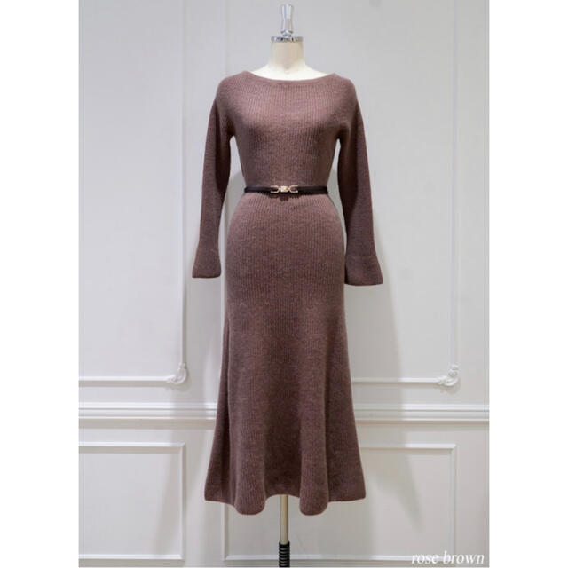 75ヒップWholegarment Knit Dress